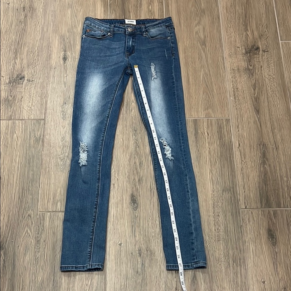 Hudson Jeans Girls Women’s Blue Distressed Skinny Stretchy Comfy Slim Vintage - Picture 10 of 14